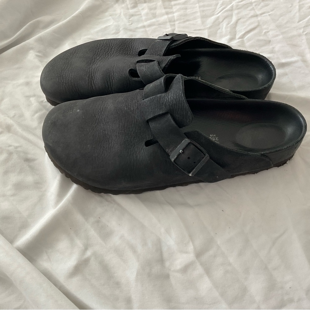 Black Birkenstock Slip-On Clogs